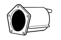 Davico Mfg Catalytic Converter P/N:13002 Fits: Hyundai Excel 89-86 Image 1