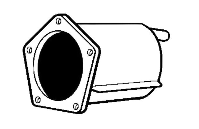 Davico Mfg Catalytic Converter P/N:13002 Fits: Hyundai Excel 89-86 Image 1