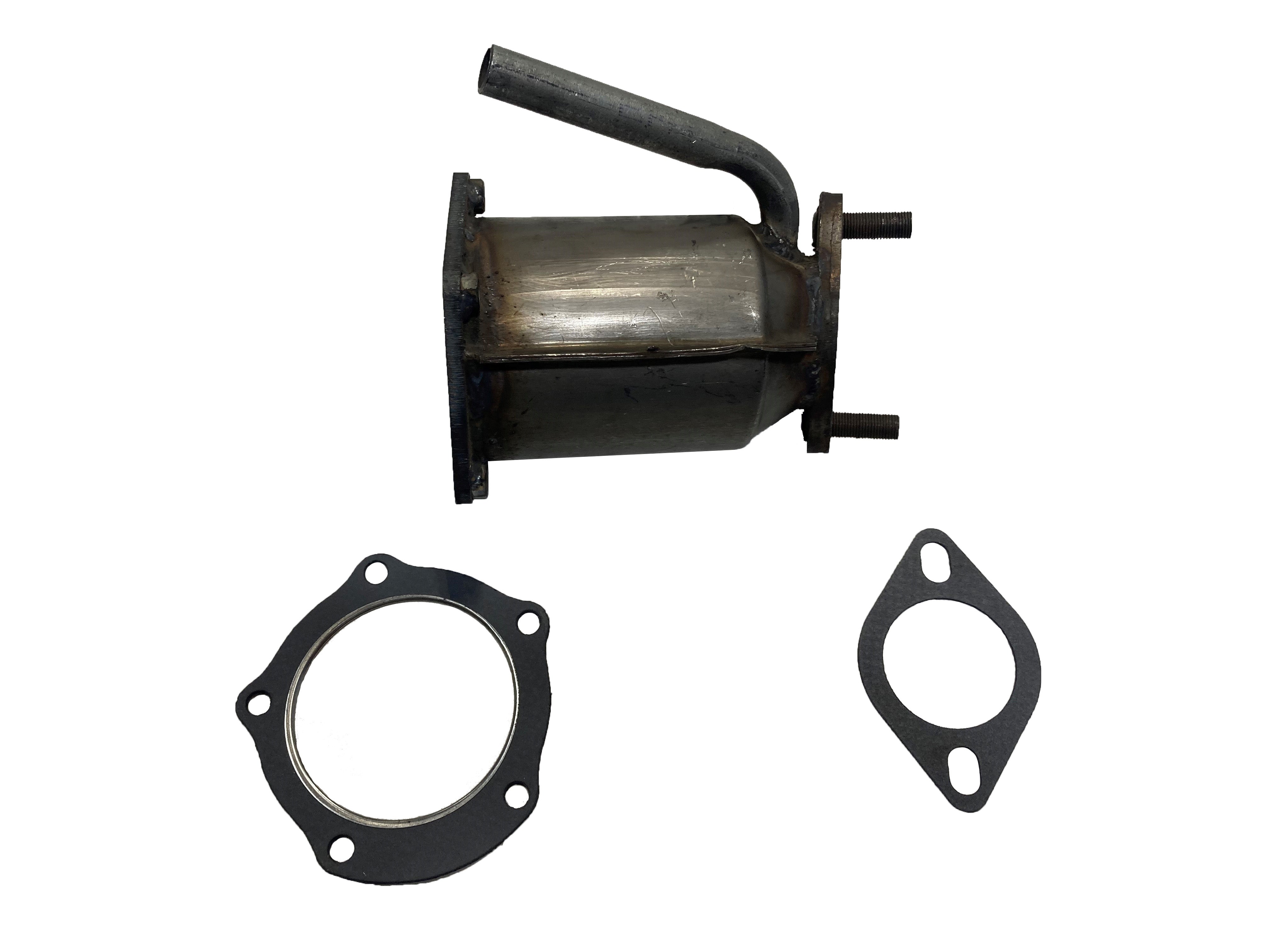 Davico Mfg Catalytic Converter P/N:13006 Fits: Dodge Colt 86-84, Hyundai Excel 89-86, Mitsubishi Cordia 88-83, Mitsubishi Mirage 86-85, Mitsubishi Precis 89-87, Mitsubishi Tredia 88-83 Image 1