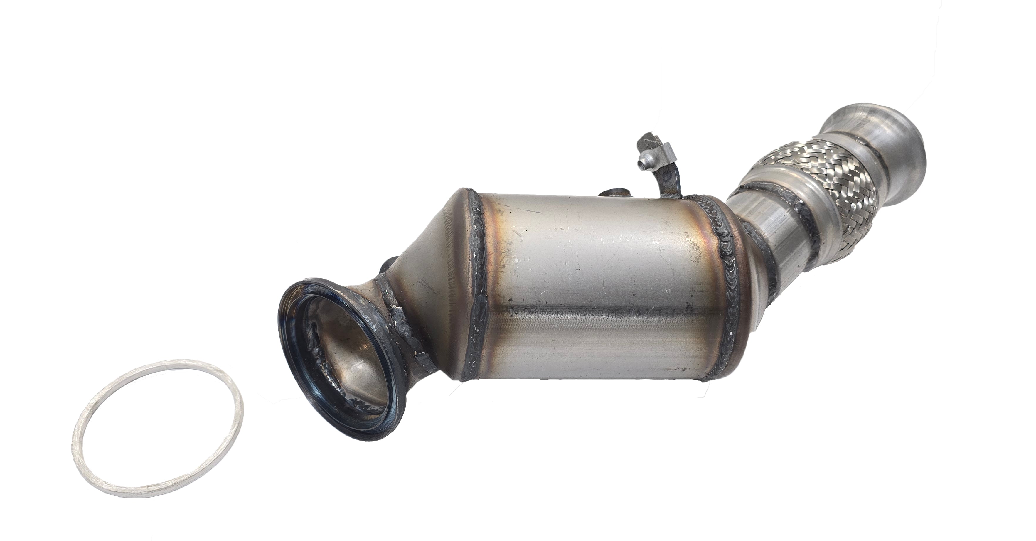 Davico Mfg Catalytic Converter P/N:17661 Fits: BMW 330i 22-19, BMW 330i Xdrive 22-19, BMW 430i 23-21, BMW 430i Xdrive 23-21, BMW 530i Xdrive 22-21, BMW Z4 23-19 Image 2