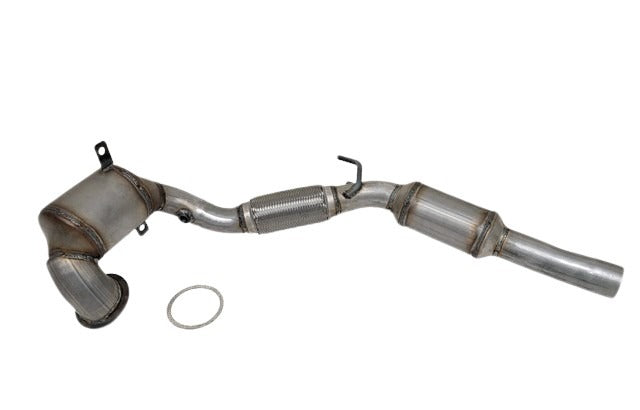 Davico Mfg Catalytic Converter P/N:18558 Fits: Audi A3 18-17, Audi A3 Quattro 18-15, Audi S3 18-15, Volkswagen Gti 21-15, Volkswagen Jetta 23-19 Image 1