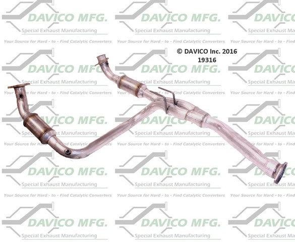 Davico Mfg Catalytic Converter-Direct Fit P/N:49316 - Image 1