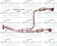 Davico Mfg Catalytic Converter-Direct Fit P/N:49316 - Image 2