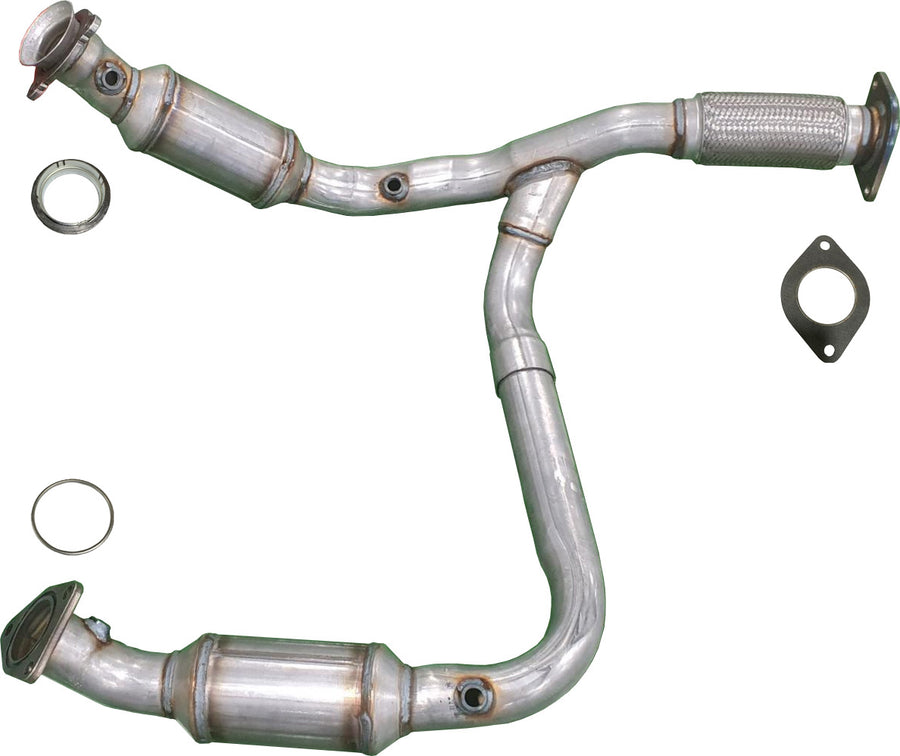 Davico Mfg Catalytic Converter P/N:19493 Fits: Chevrolet Trailblazer 09-06, GMC Envoy 09-06, Isuzu Ascender 2006, Saab 9-7x 09-06 Image 1