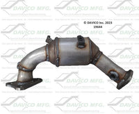 Davico Mfg Catalytic Converter-Direct Fit P/N:49644 - Image 2