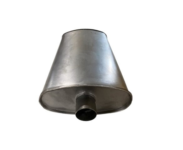 Davico Mfg Exhaust Muffler Assembly,Exhaust Muffler Assembly-Universal P/N:590376 Fits: Chevrolet Equinox 09-05, Chevrolet S10 03-96, GMC Sonoma 03-96, Isuzu Hombre 00-97, Pontiac Torrent 09-06, Saturn Vue 07-02 Image 3