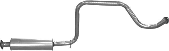 Davico Mfg Exhaust Muffler Assembly P/N:628804 Fits: Infiniti I30 99-97, Nissan Maxima 99-97 Image 1
