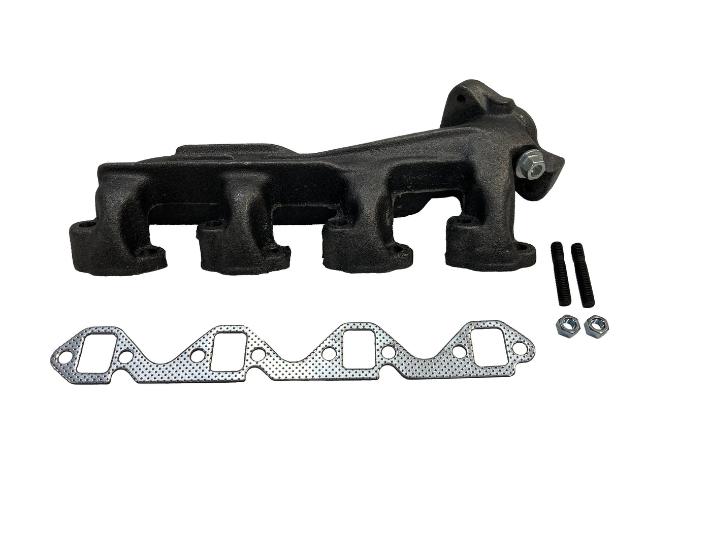 Davico Mfg Exhaust Manifold P/N:662648 Fits: Ford Bronco, Ford Country Squire, Ford E-150 Econoline, Ford E-150 Econoline Club Wagon, Ford E-250 Econoline, Ford F-150, Ford F-250, Ford Ltd, Ford Ltd Crown Victoria, Lincoln Continental Image 1