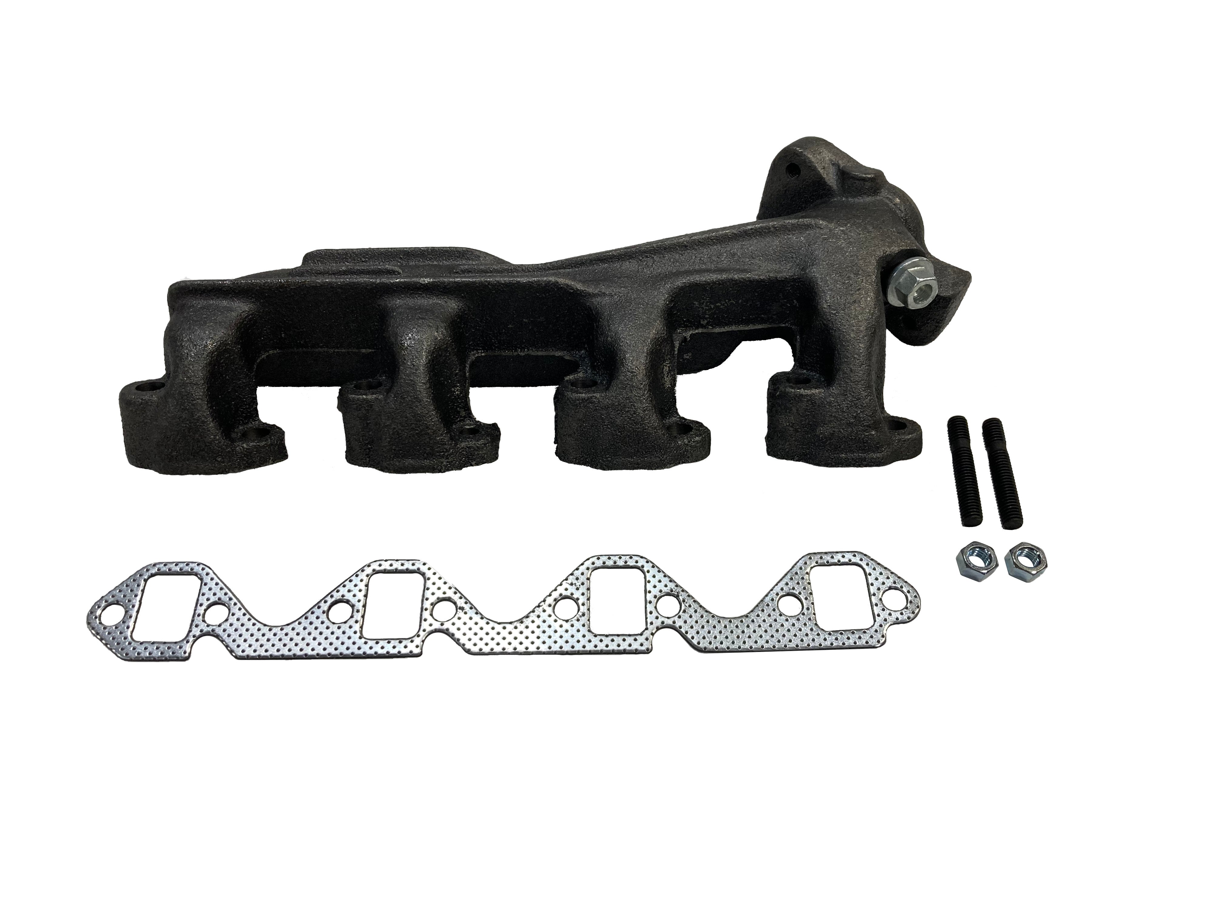 Davico Mfg Exhaust Manifold P/N:662648 Fits: Ford Bronco, Ford Country Squire, Ford E-150 Econoline, Ford E-150 Econoline Club Wagon, Ford E-250 Econoline, Ford F-150, Ford F-250, Ford Ltd, Ford Ltd Crown Victoria, Lincoln Continental Image 1