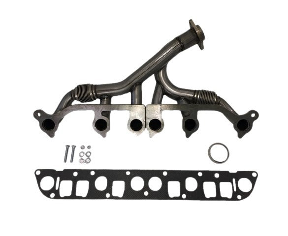 Davico Mfg Exhaust Manifold P/N:662691 Fits: Jeep Cherokee 99-91, Jeep Cherokee 92-91, Jeep Comanche 92-91, Jeep Grand Cherokee 98-93, Jeep Tj 99-97, Jeep Wrangler 95-91, Jeep Wrangler 99-97 Image 1