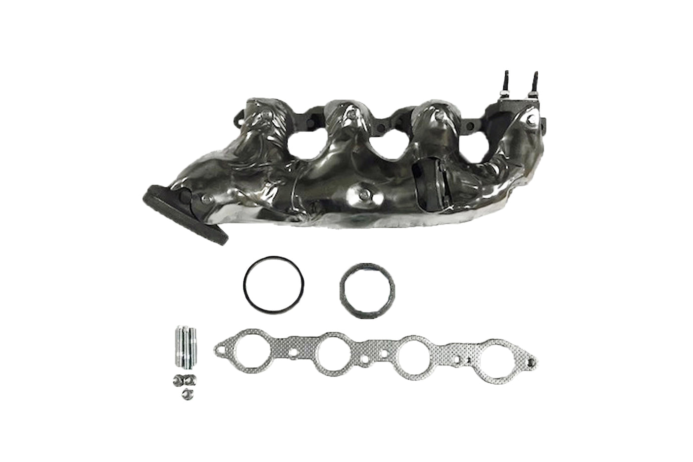 Davico Mfg Exhaust Manifold P/N:663020 Fits: Cadillac Escalade, Cadillac Escalade Ext, Chevrolet Silverado 1500, Chevrolet Silverado 1500 Hd, Chevrolet Silverado 2500, Chevrolet Silverado 2500 Hd, Chevrolet Silverado 3500, Chevrolet Suburban 1500 Image 2