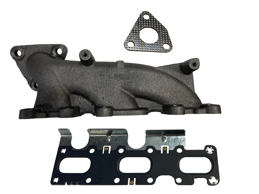 Davico Mfg Exhaust Manifold P/N:663182 Fits: Ford Explorer 19-13, Ford Flex 19-13, Ford Police Interceptor Sedan 19-13, Ford Police Interceptor Utility 19-14, Ford Taurus 19-13, Lincoln Mks 16-13, Lincoln Mkt 19-13 Image 1