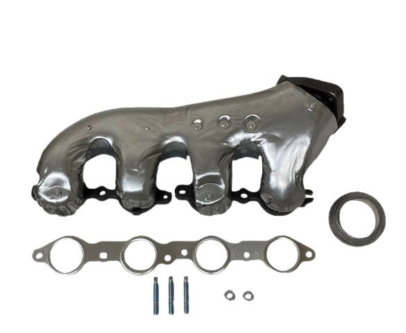 Davico Mfg Exhaust Manifold P/N:663280 Fits: Buick Rainier, Chevrolet Colorado, Chevrolet Ssr, Chevrolet Trailblazer, Chevrolet Trailblazer Ext, GMC Canyon, GMC Envoy, GMC Envoy Xl, GMC Envoy Xuv, Hummer H3, Hummer H3t, Isuzu Ascender, Saab 9-7x Image 1