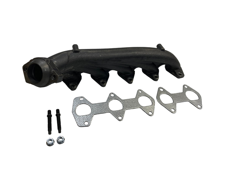 Davico Mfg Exhaust Manifold P/N:663281 Fits: Ford F-250 Super Duty, Ford F-350 Super Duty, Ford F-450 Super Duty, Ford F-53 Motorhome Chassis, Ford F-550 Super Duty, Ford F-59 Commercial Stripped Chassis, Ford F-650 Image 1