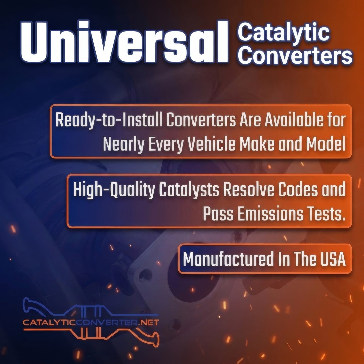 Universal catalytic converter