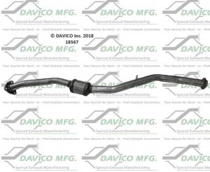 Davico Manufacturing - Direct Fit Catalytic Converter