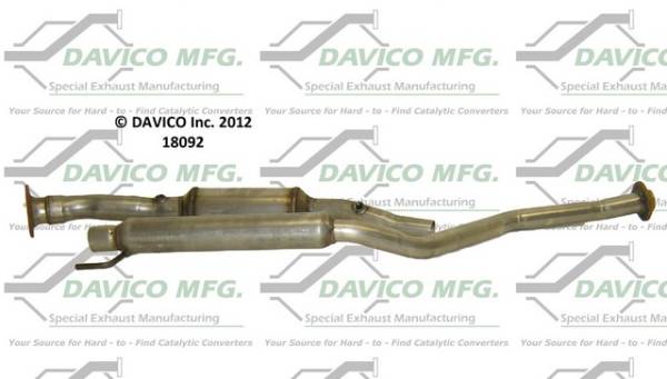 Davico Manufacturing - CARB Exempt Direct Fit Catalytic Converter