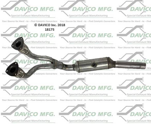 Davico Manufacturing - CARB Exempt Direct Fit Catalytic Converter