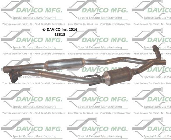 Davico Manufacturing - CARB Exempt Direct Fit Catalytic Converter