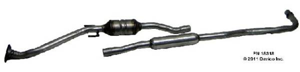 Davico Manufacturing - CARB Exempt Direct Fit Catalytic Converter