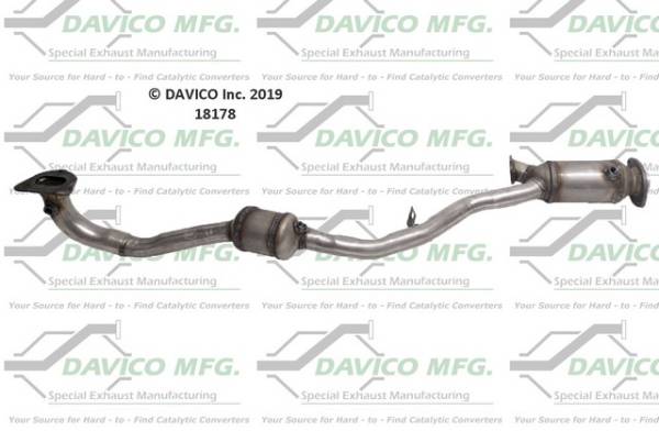 Davico Manufacturing - Direct Fit Catalytic Converter