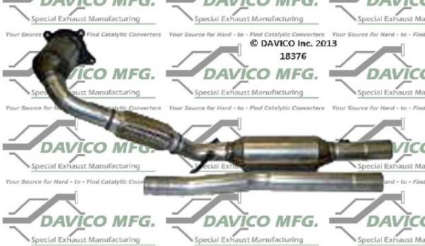 Davico Manufacturing - Direct Fit Catalytic Converter