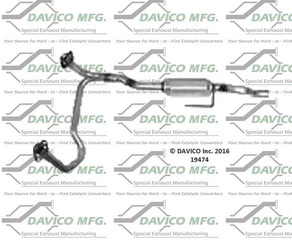 Davico Manufacturing - Direct Fit Catalytic Converter