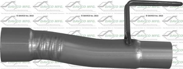 Davico Manufacturing - Prebent exhaust pipe