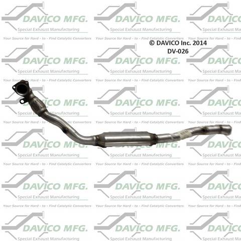 Davico Manufacturing - CARB Exempt Direct Fit Catalytic Converter