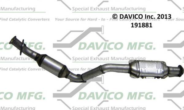 Davico Manufacturing - CARB Exempt Direct Fit Catalytic Converter