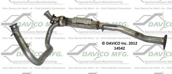 Davico Manufacturing - CARB Exempt Direct Fit Catalytic Converter