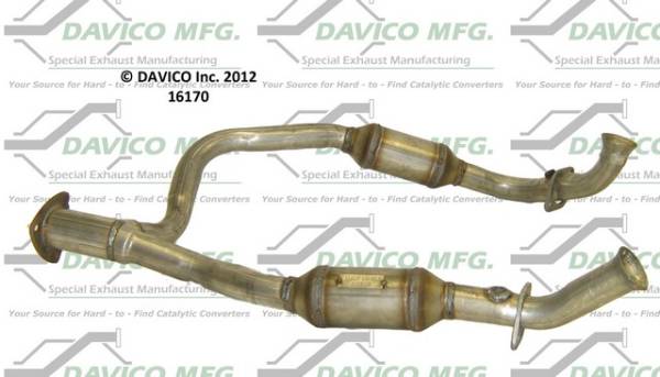 Davico Manufacturing - CARB Exempt Direct Fit Catalytic Converter