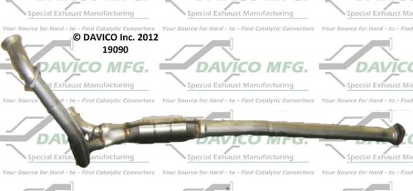 Davico Manufacturing - CARB Exempt Direct Fit Catalytic Converter