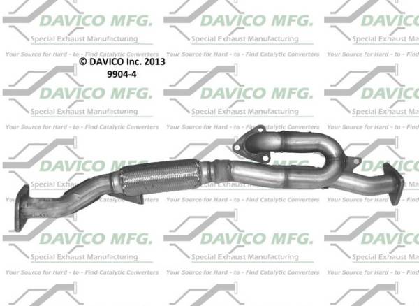 Davico Manufacturing - Prebent exhaust pipe