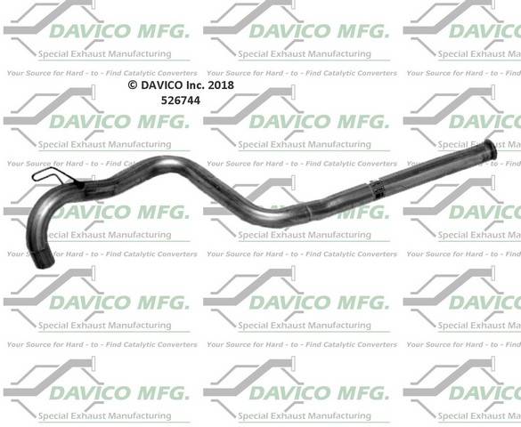 Davico Manufacturing - Prebent exhaust pipe