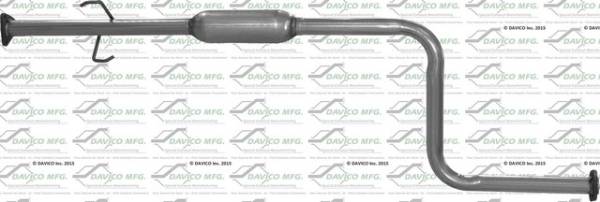 Davico Manufacturing - EXHAUST RESONATOR PIPE