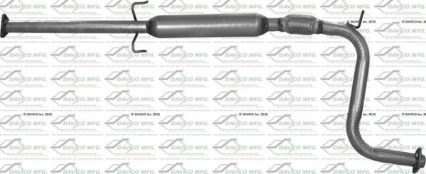 Davico Manufacturing - EXHAUST RESONATOR PIPE