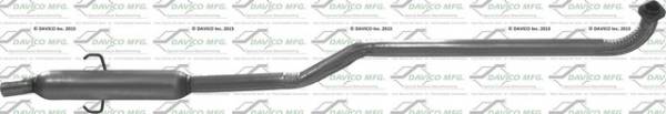 Davico Manufacturing - EXHAUST RESONATOR PIPE