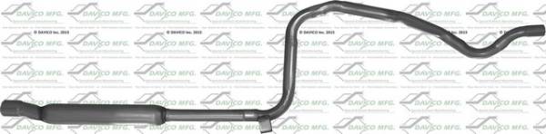 Davico Manufacturing - EXHAUST RESONATOR PIPE