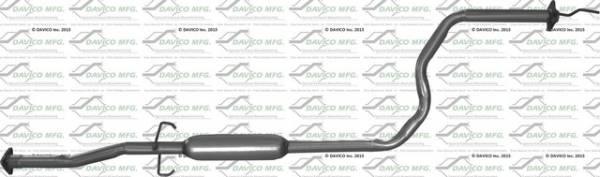 Davico Manufacturing - EXHAUST RESONATOR PIPE