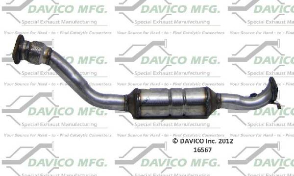 Davico Manufacturing - CARB Exempt Direct Fit Catalytic Converter