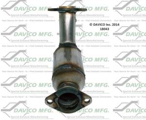 Davico Manufacturing - Direct Fit Catalytic Converter - Image 2