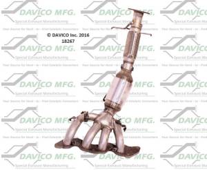 Davico Manufacturing - Direct Fit Catalytic Converter - Image 2