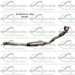 Davico Manufacturing - CARB Exempt Direct Fit Catalytic Converter - Image 3