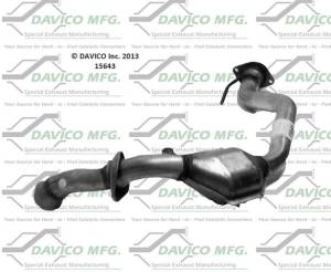 Davico Manufacturing - CARB Exempt Direct Fit Catalytic Converter - Image 2