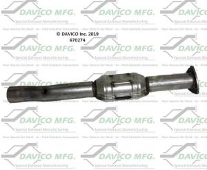 Davico Manufacturing - CARB Exempt Direct Fit Catalytic Converter - Image 2